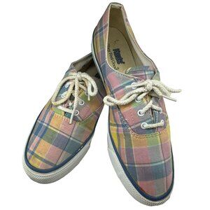 Keds Womens Pastel Plaid Lace-Up Low Top Sneakers Preppy Size 7